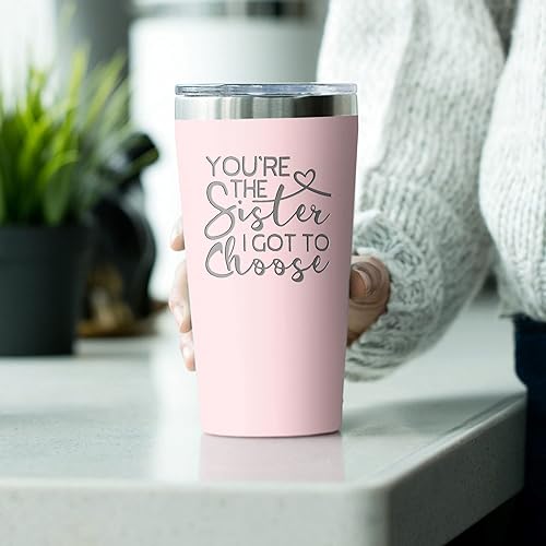 Miniatura 2 de Sodilly Vaso personalizado para mujer, bonito vaso de cumpleaños, tazas de BFF para mujeres, símbolo de amistad, vaso para hermana, recuerdo de