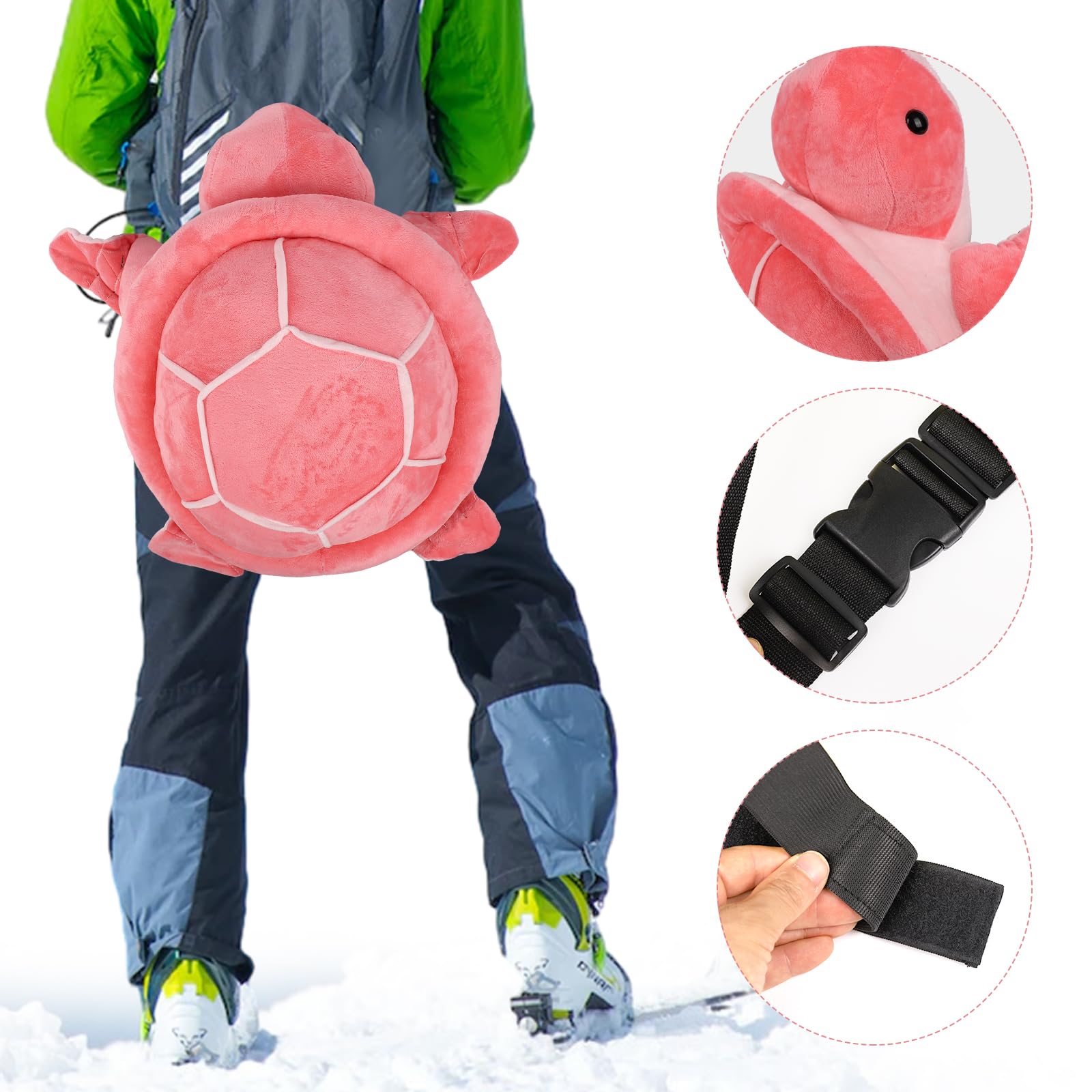 Turtle Pad | Weiches Hüftpolster Snowboard Knieschützer, Weicher Schildkröten-Hüftschutz | Skifahren Protektoren, Bequeme Ski-Schutzausrüstung Für