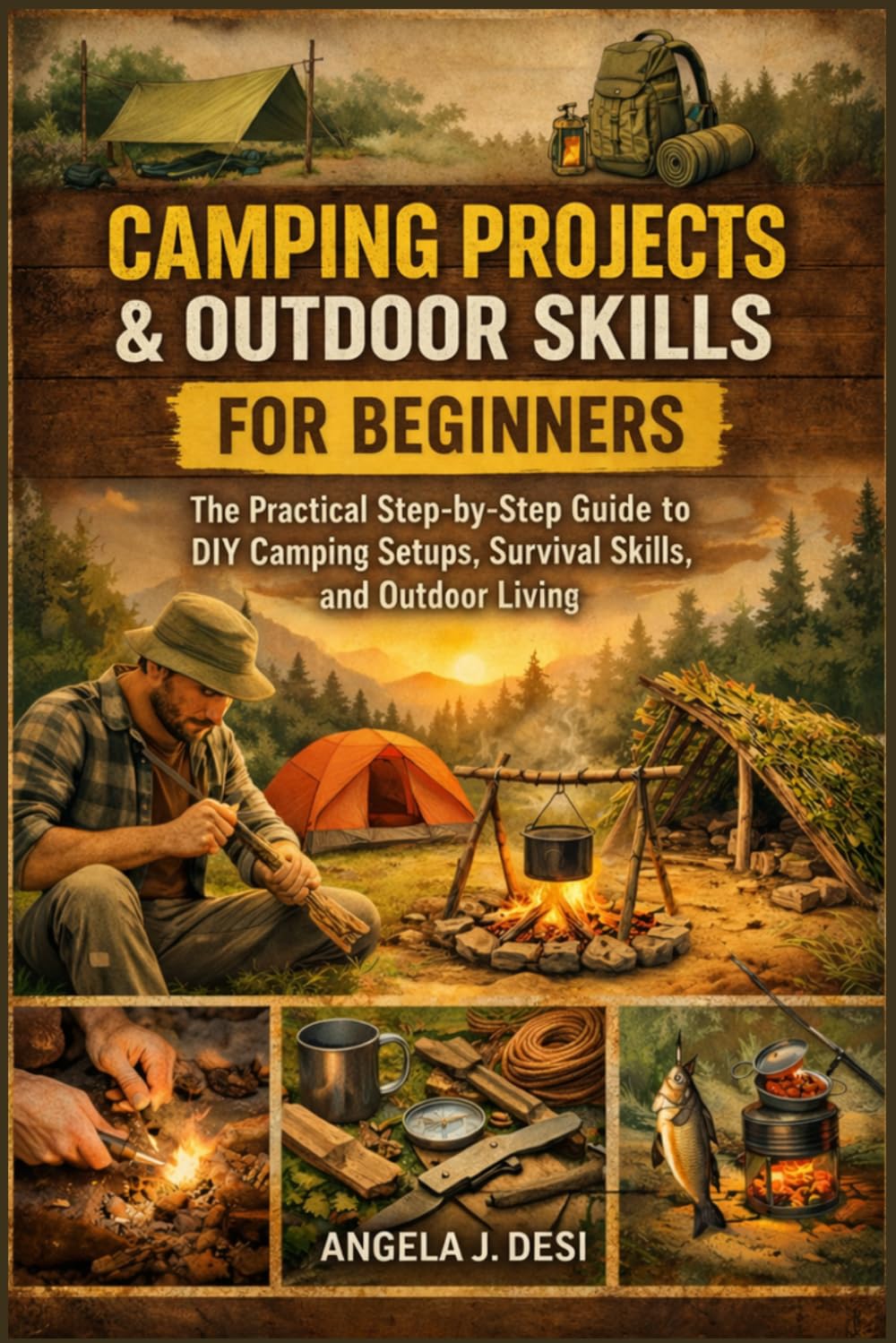 CAMPING PROJECTS & OUTDOOR SKILLS FOR BEGINNERS: The Practical Step-by-Step Guide to DIY Camping Setups, Survival Skills, and Outdoor Living