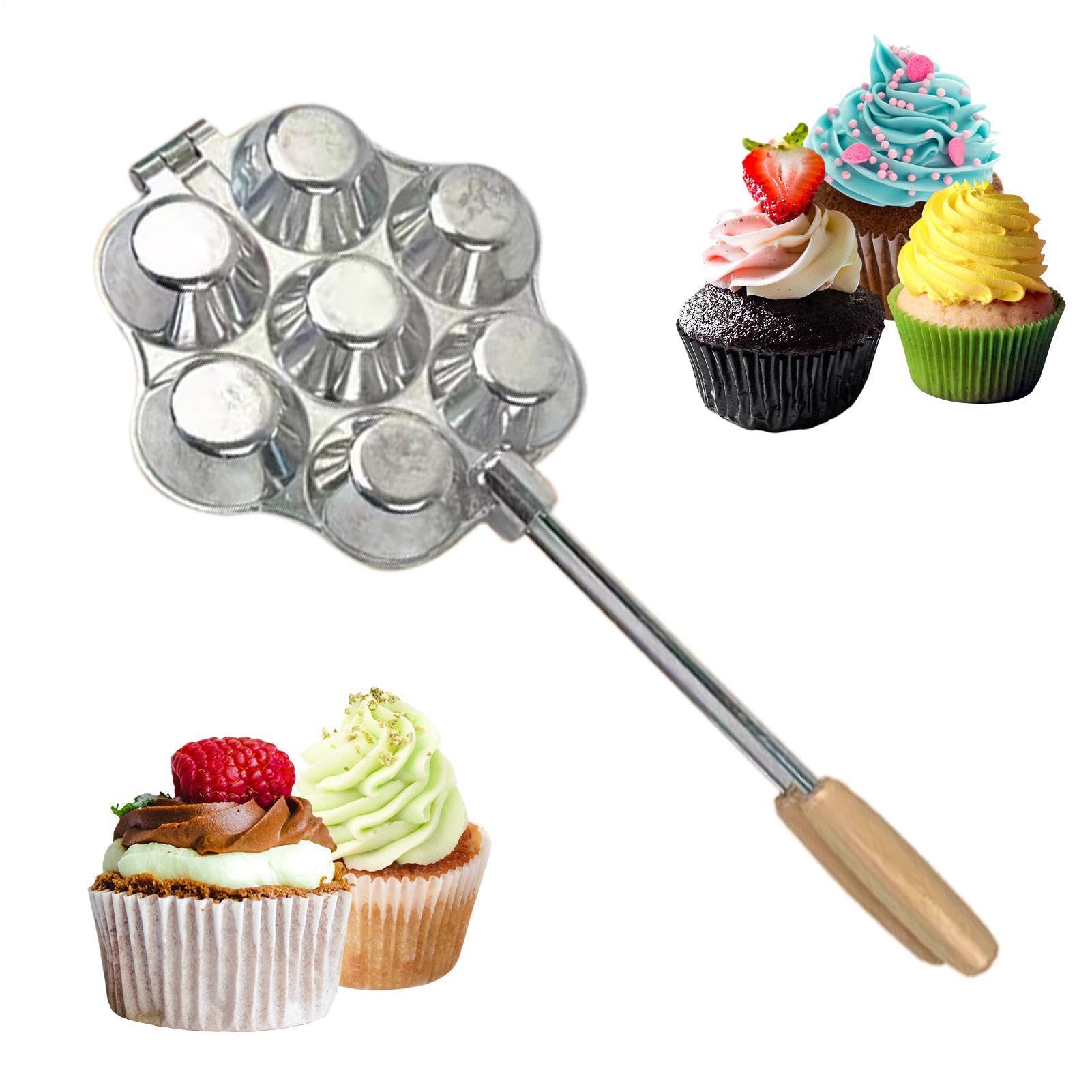 Moule à muffins pour la cuisson – En aluminium 47 x 21 x 4 cm – Moule à 7