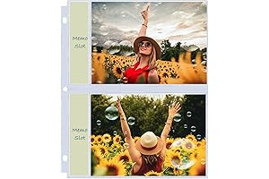 5x7 Photo Sleeves for 3 Ring Binders