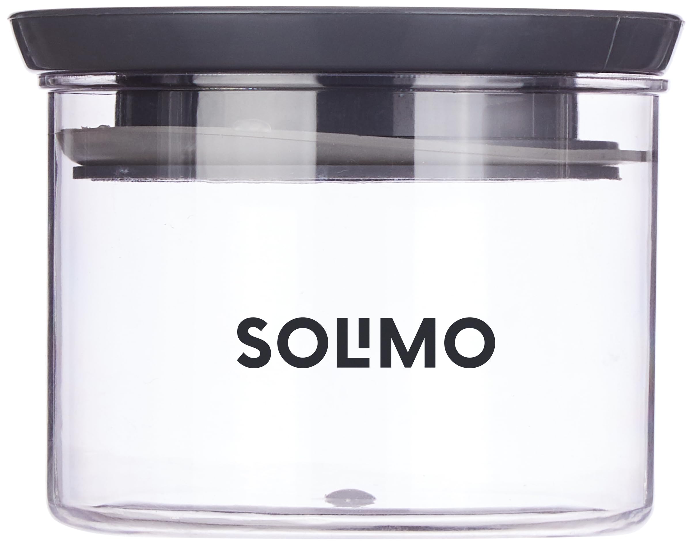 Amazon Brand - Solimo Plastic Storage Jar and Container Set I Air Tight & BPA Free Containers for Kitchen Storage Set I Grocery Kitchen Container Set I Multipurpose Jar, 500 Ml Each, Set 12, Grey 3