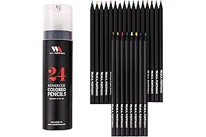 WA Portman 24 Count Colored Pencils for Artists and Adult Coloring