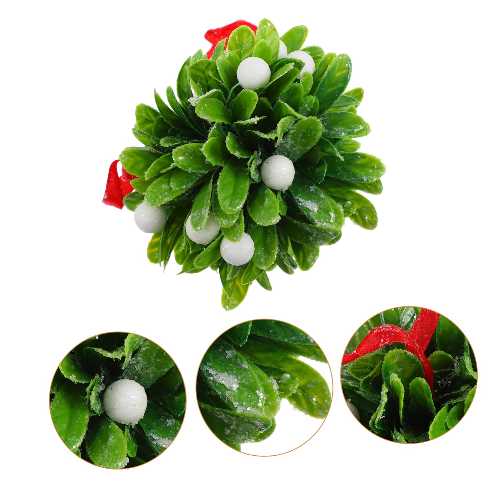 TOPBATHY 3stücke Künstliche Hängende Blumen Kugel Dekoration Für Weihnachten Hochzeiten Partys Lebensnahe Pflanzenkugel Mit Zufälliger Farbwahl Schleife Für Innen Und Außenräume