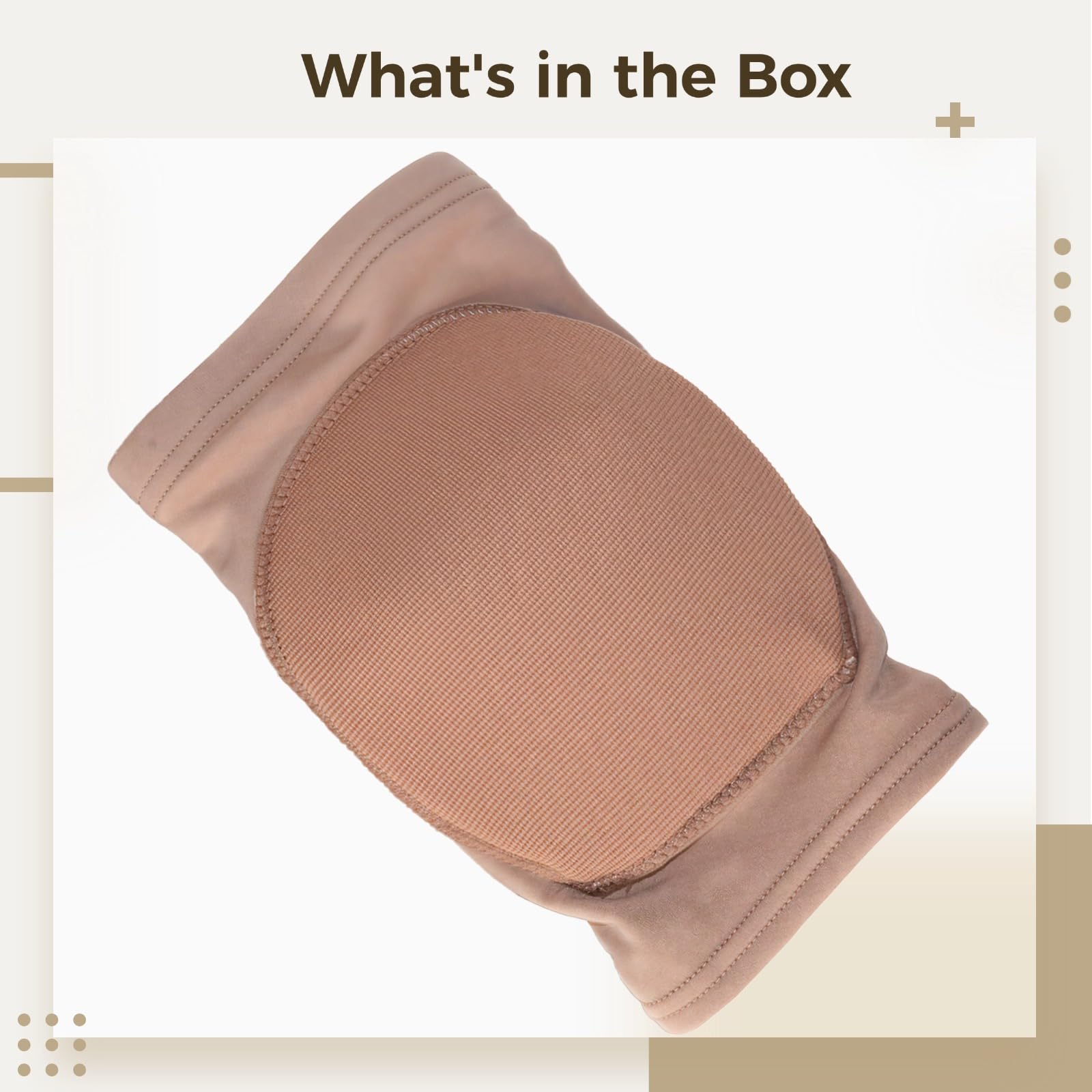 Genouillères de danse couleur peau en mousse pour adultes, protections rembourrées pour ballet, yoga, volley-ball et autres activités