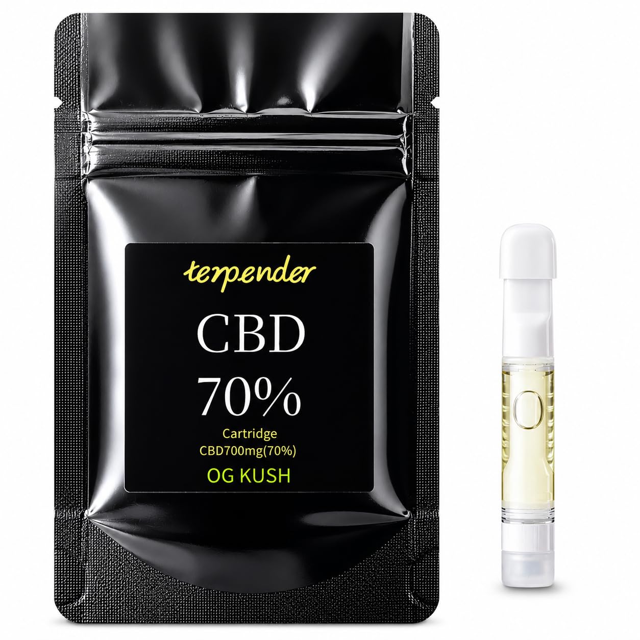 Amazon | terpender CBD 高濃度 リキッド70% カートリッジ CBD700mg