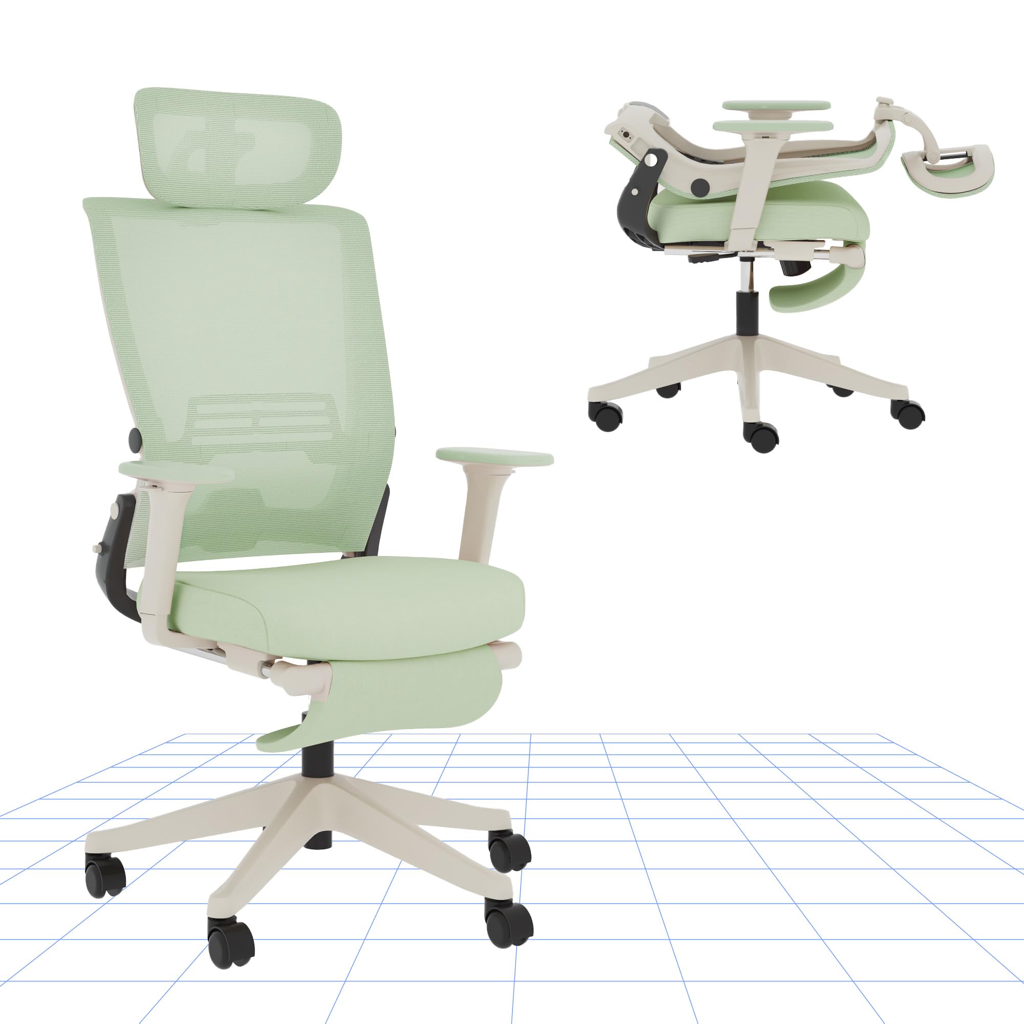 Small Spaces Fold Away Ergonomic Chair Chaise De Bureau Enfant