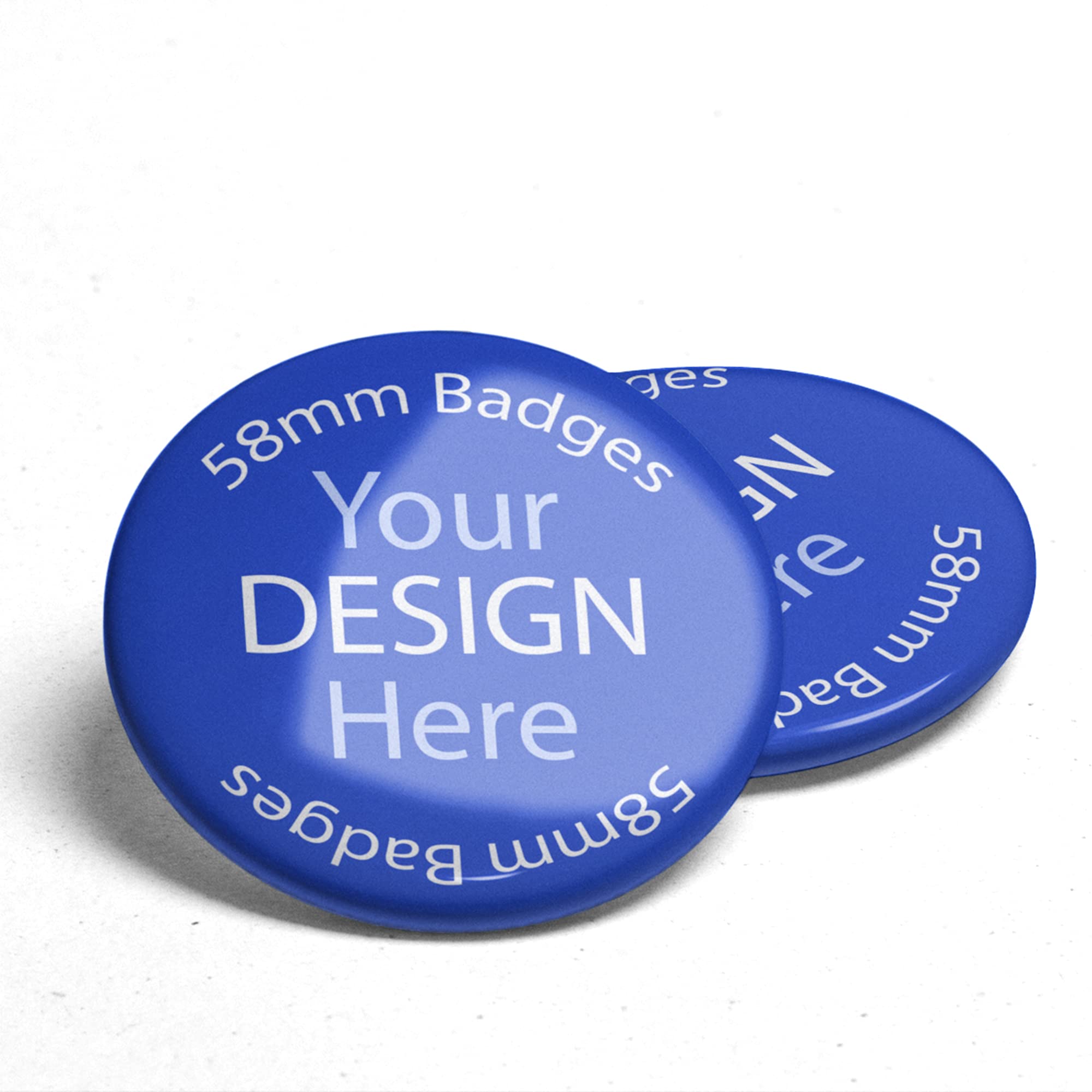 PERSONALISED CUSTOM BADGES 58mm Button/Pin badge