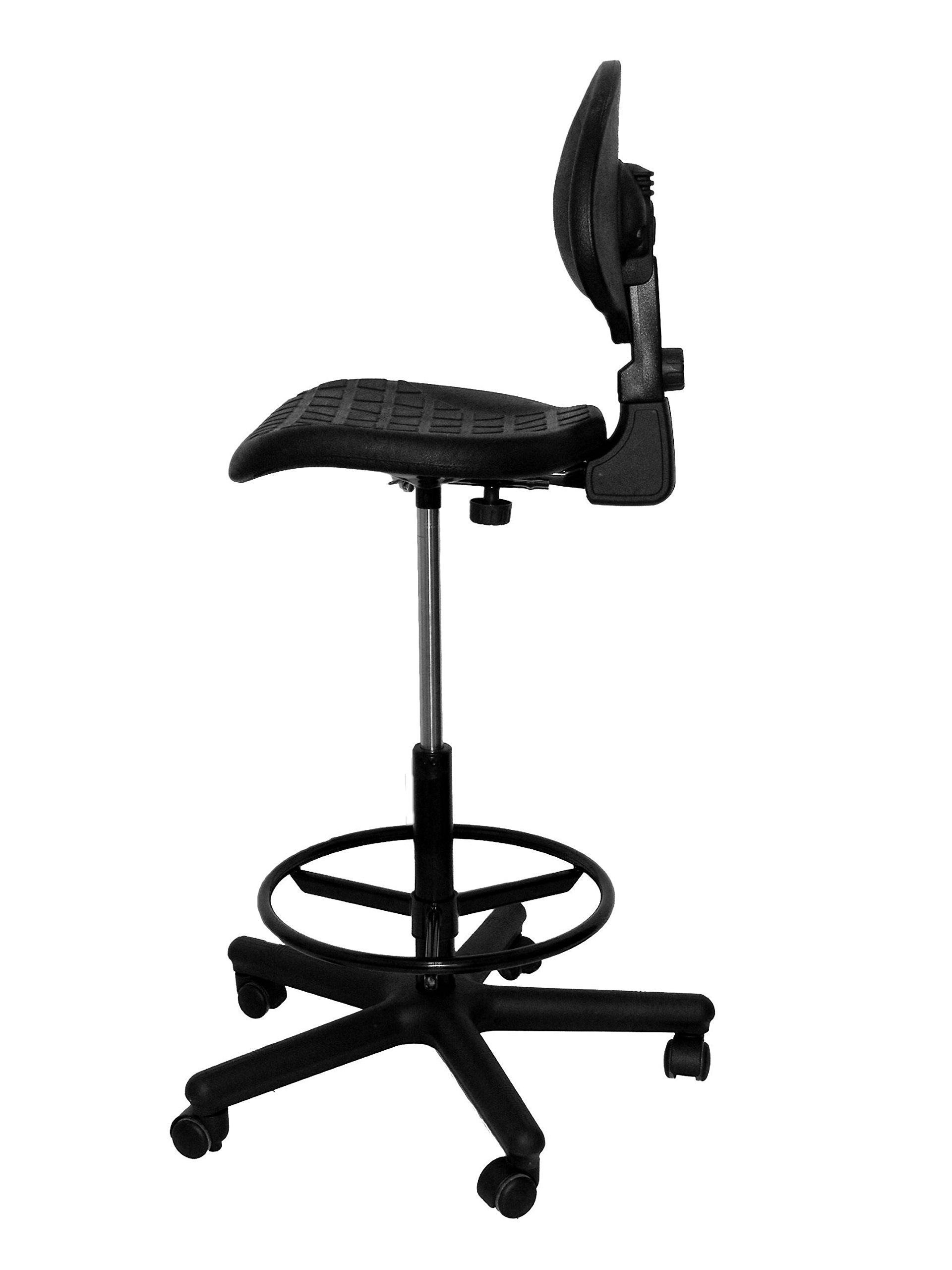 Piqueras y Crespo T31 - Taburete de Trabajo ergonómico, Giratorio y Regulable en Altura
