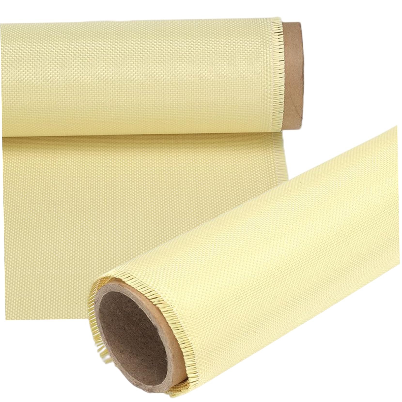 Feuille de Kevlar, tissu à armure toile aramide 1500D 1x2m - Tissu jaune haute résistance résistant aux coupures (0, 22 mm d'épaisseur) - Kevlar
