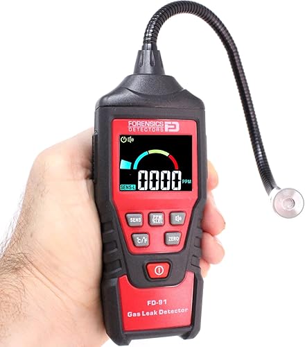 Forensics - Detector de fugas de gas | Paso de prueba de caída de 10 pies | Gas natural, alcoholes, metano, combustibles, acetona, etanol, propano,