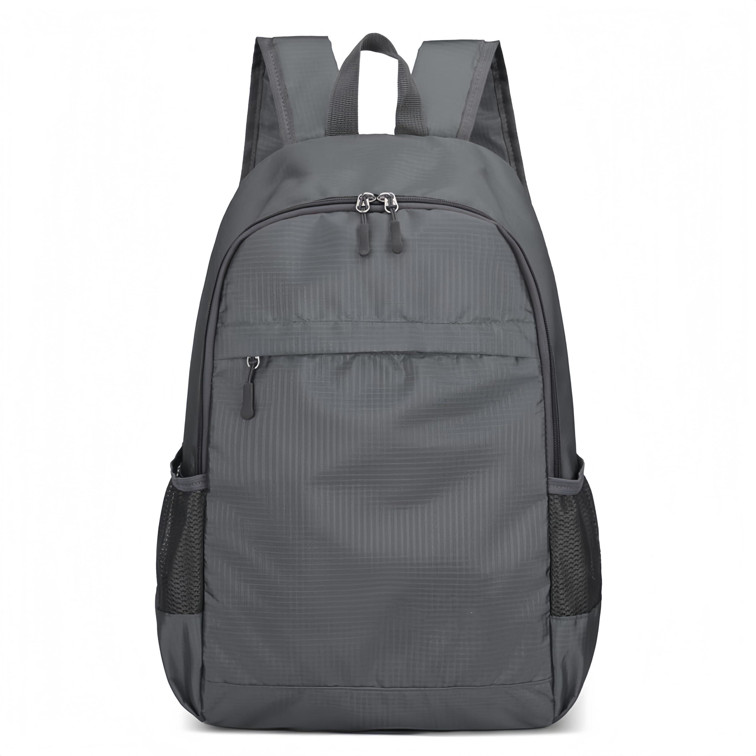 YYKSYDPT Lightweight Foldable Backpack for Mens Womens,Waterproof Hiking Daypacks,Packable Rucksacks Mountaineering Climbing Travelling Outdoor Camping Cycling Walking Biking (Grey)