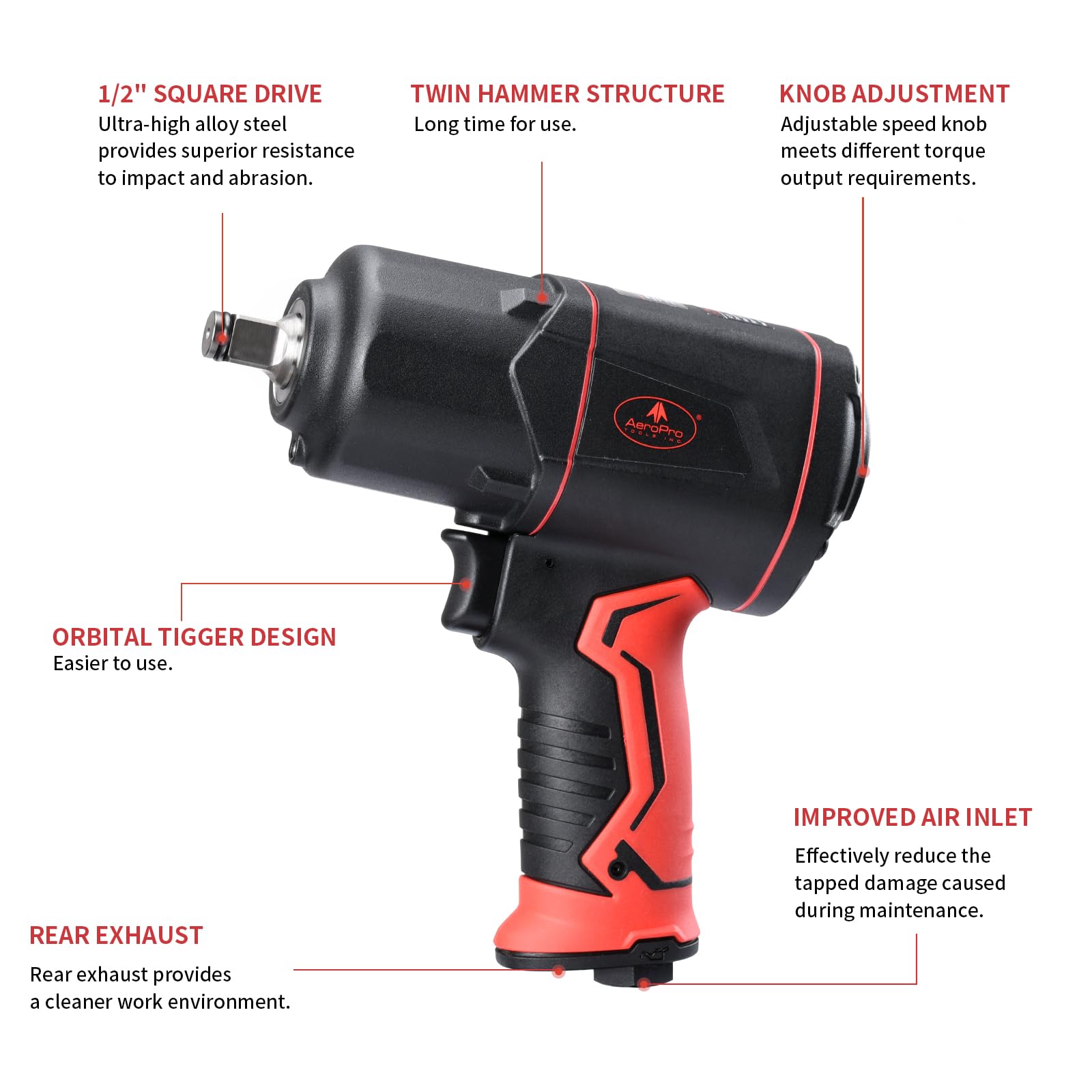 CRAFTSMAN V20 Cordless Impact Wrench, 1/2 inch, Bare Tool Only (CMCF921B) product image 19