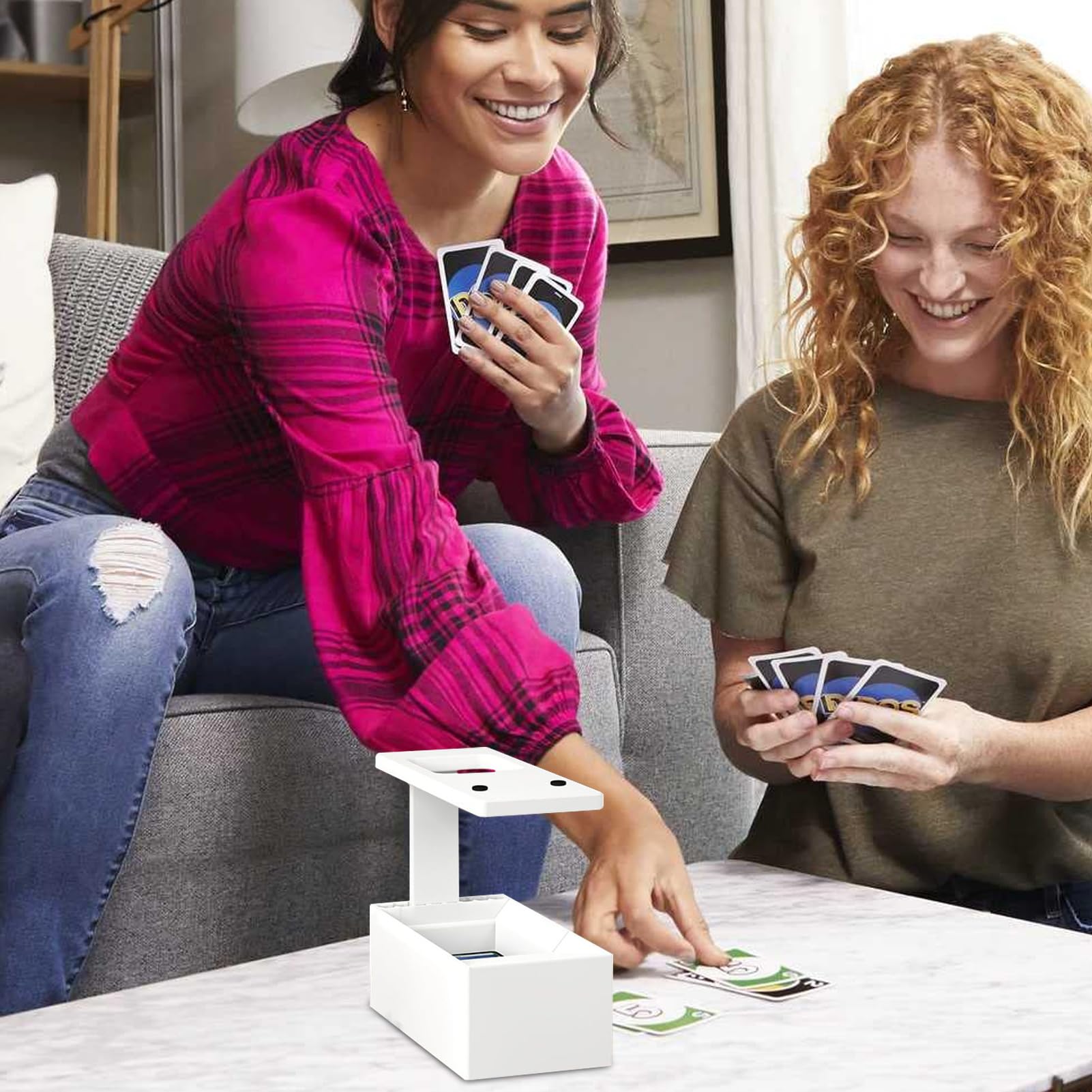 Soporte de escaneo de tarjetas comerciales, escáner de tarjetas portátil con soporte para teléfono, diseño base sin deslizamiento, escaneo rápido, herramienta de escaneo multifuncional para clasificar