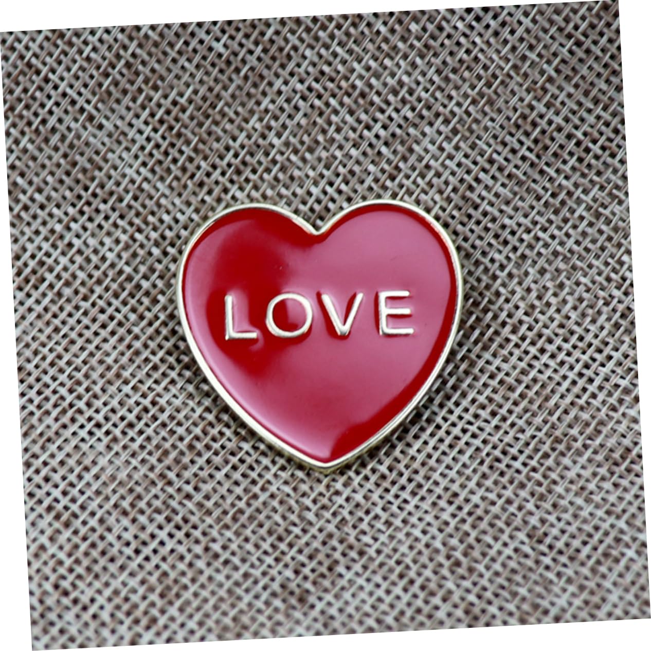 10 Piezas Broche Imperdible Alfiler De Corazón De Boda Alfiler Estético Pasador De Cuello Pin De Esmalte De Corazón Rojo Pasador De Mochilas 3d Ropa De Mujer Aleación Suéter