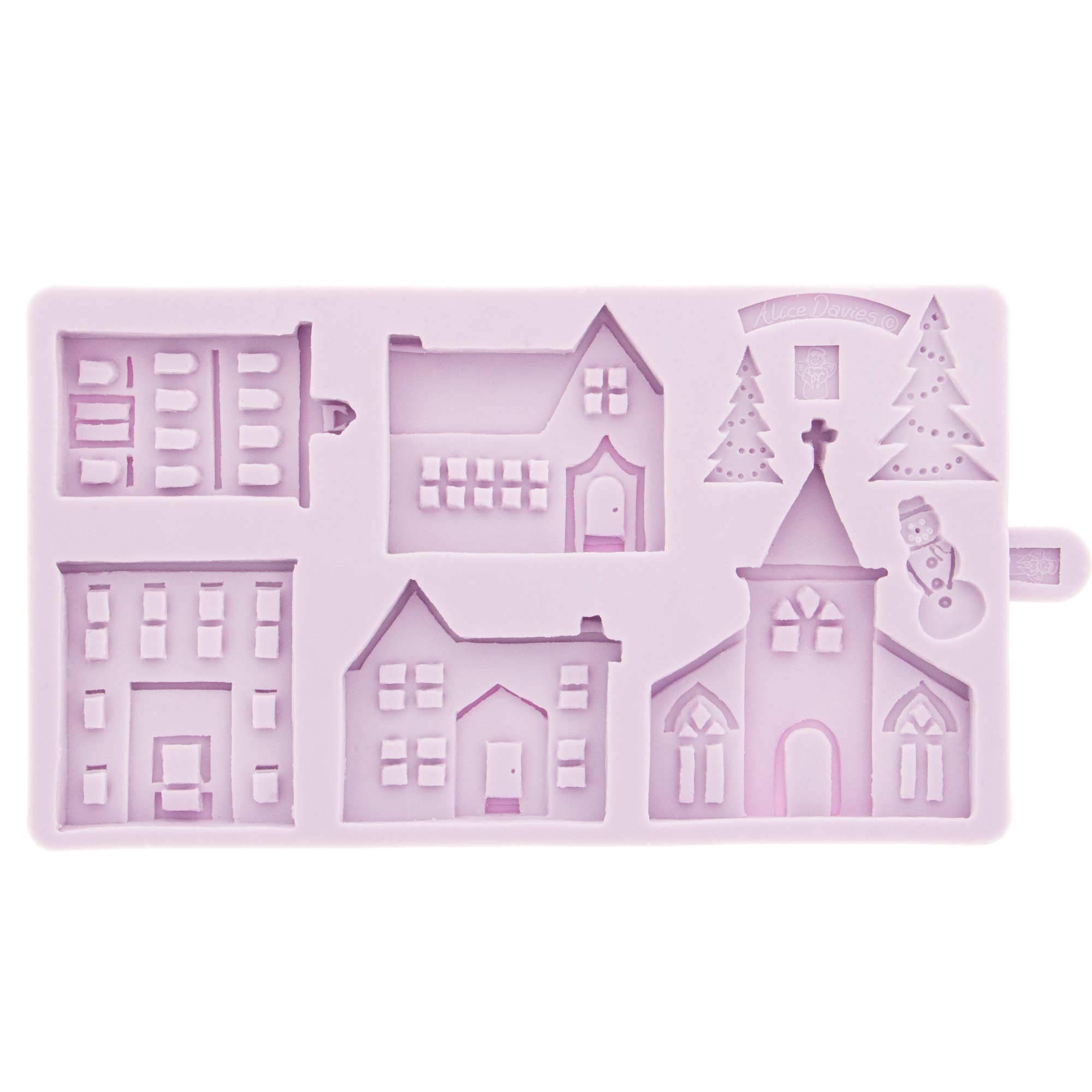 Karen Davies Winter Village Sugarcraft Mould
