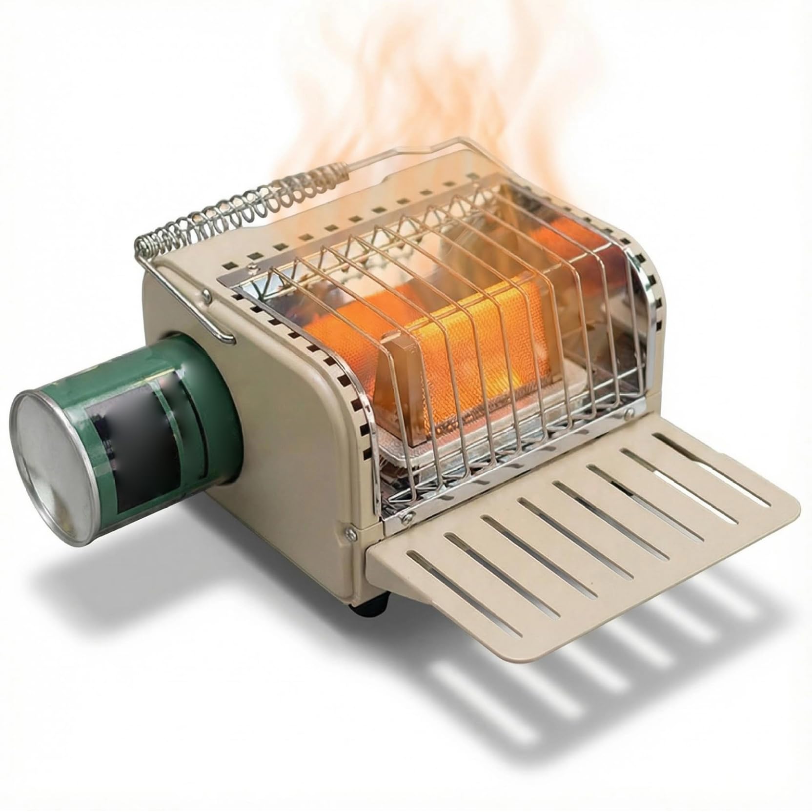 Chauffage au butane portable pour bivouac et voyage en hiver