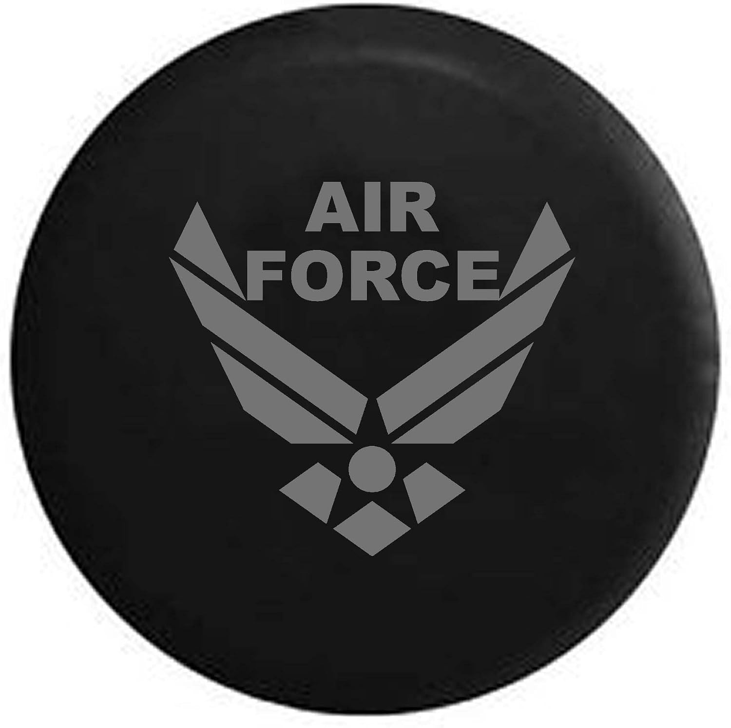 Pike Stealth - USAF Air Force Military Trailer RV Spare Tire Cover Black 30 in