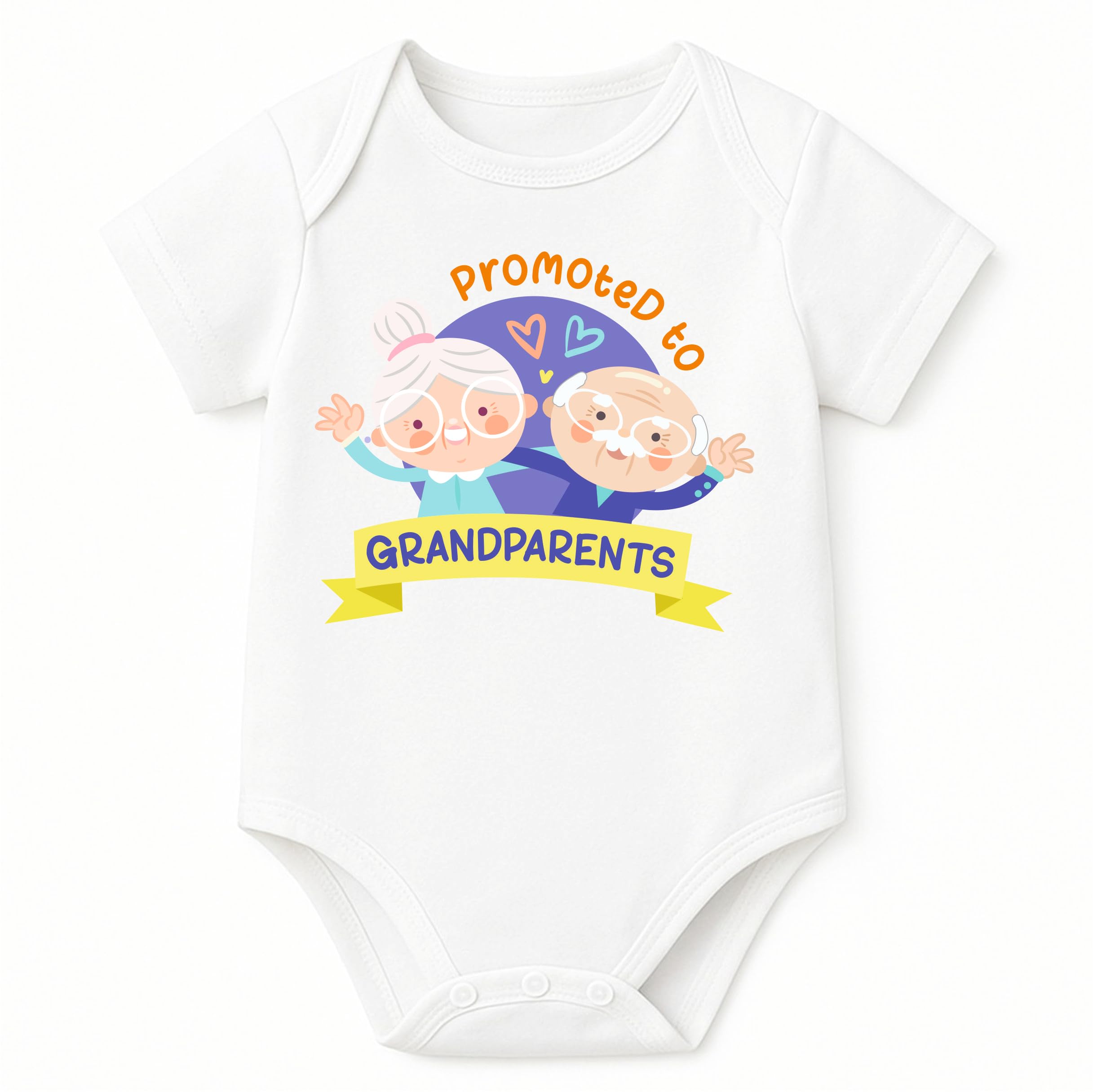 Lillypupp Pregnancy Announcement Gift for Grandparents to be | Baby Coming Soon Bodysuit | Reveal idea for Grandma, Grandpa, Dad, Husband, Aunt, Uncle or Family