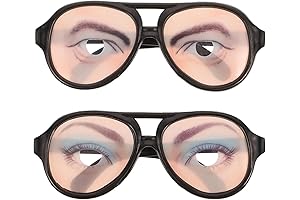 "Lashes" On Glasses | Funny Glasses with Fake Eyelashes