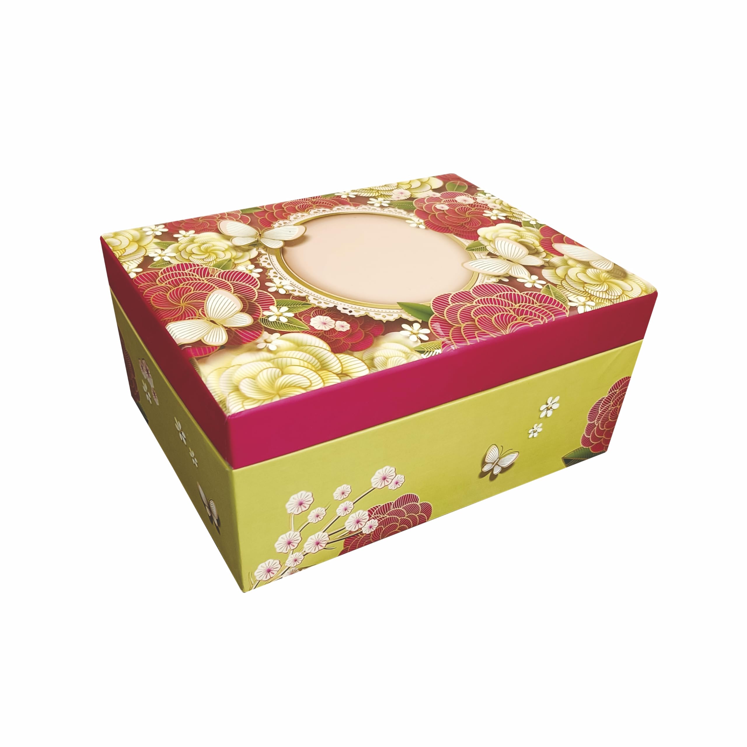 VESTTA -ELEGANCE REDEFINED Cardboard Gift Box|8.75 (L) X 6.25 (B) X 4 (H) Inch|Indian Ethnic|Gold Foiling|Designer Box For Diwali, Weddings, Christmas, Corporate Gifts, Gift Hampers, 1 Piece (B0CL23LR2H) Amazon Price History, Amazon Price Tracker