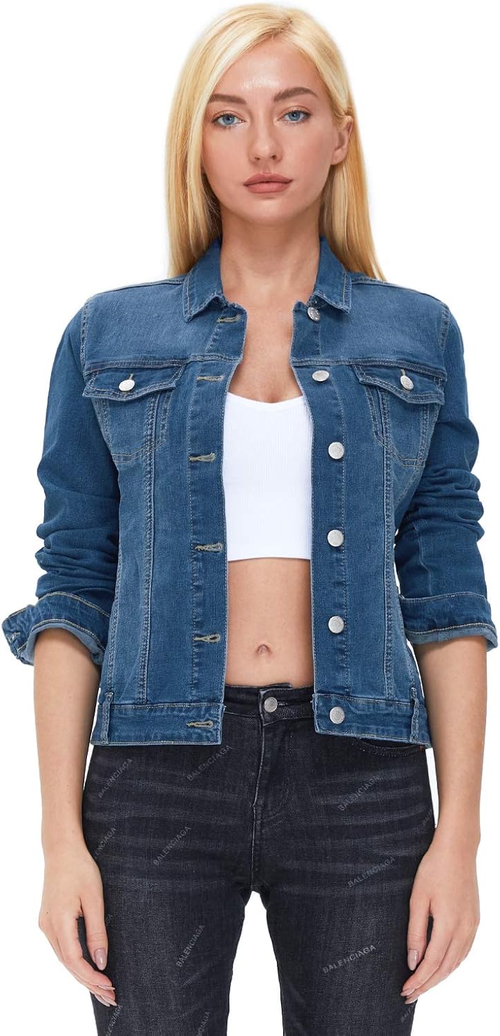 Denim jacket stretch Clearance