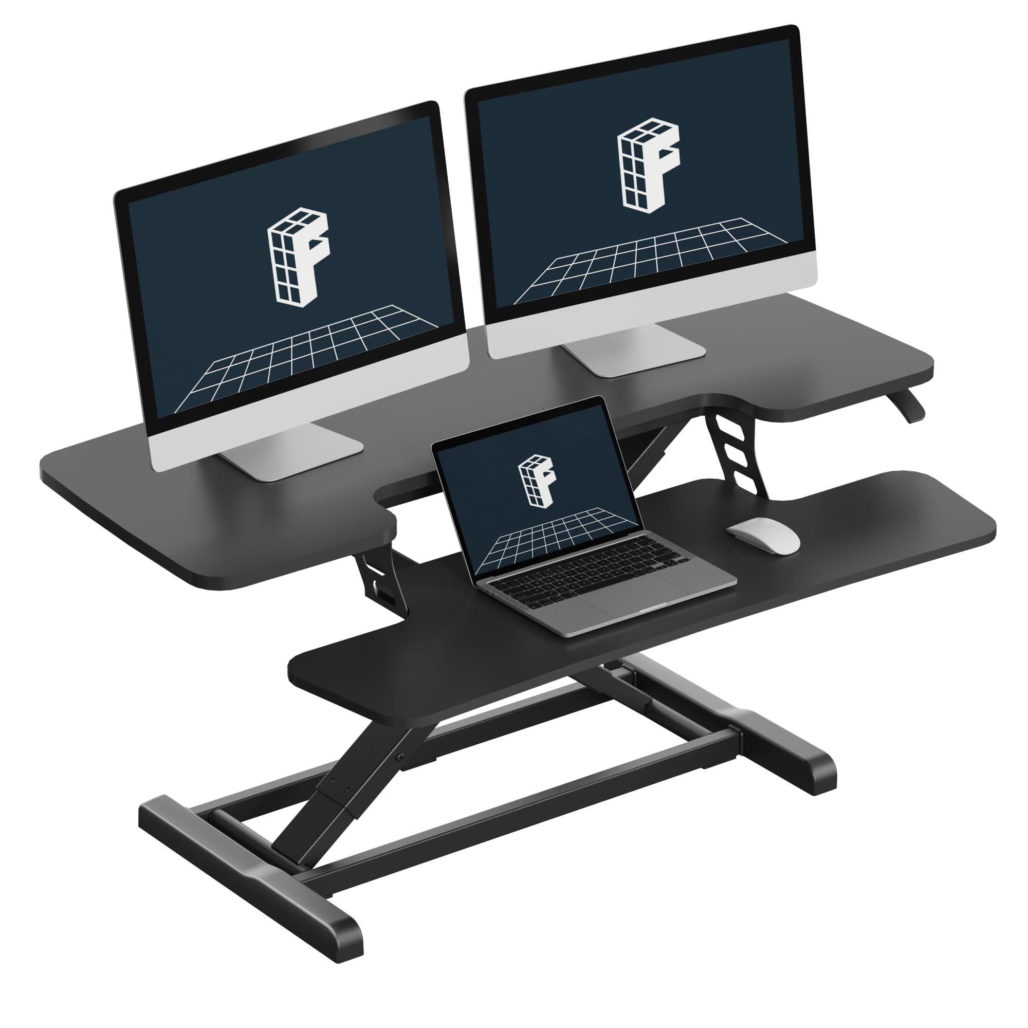 FLEXISPOT 40" Standing Desk Converter Black