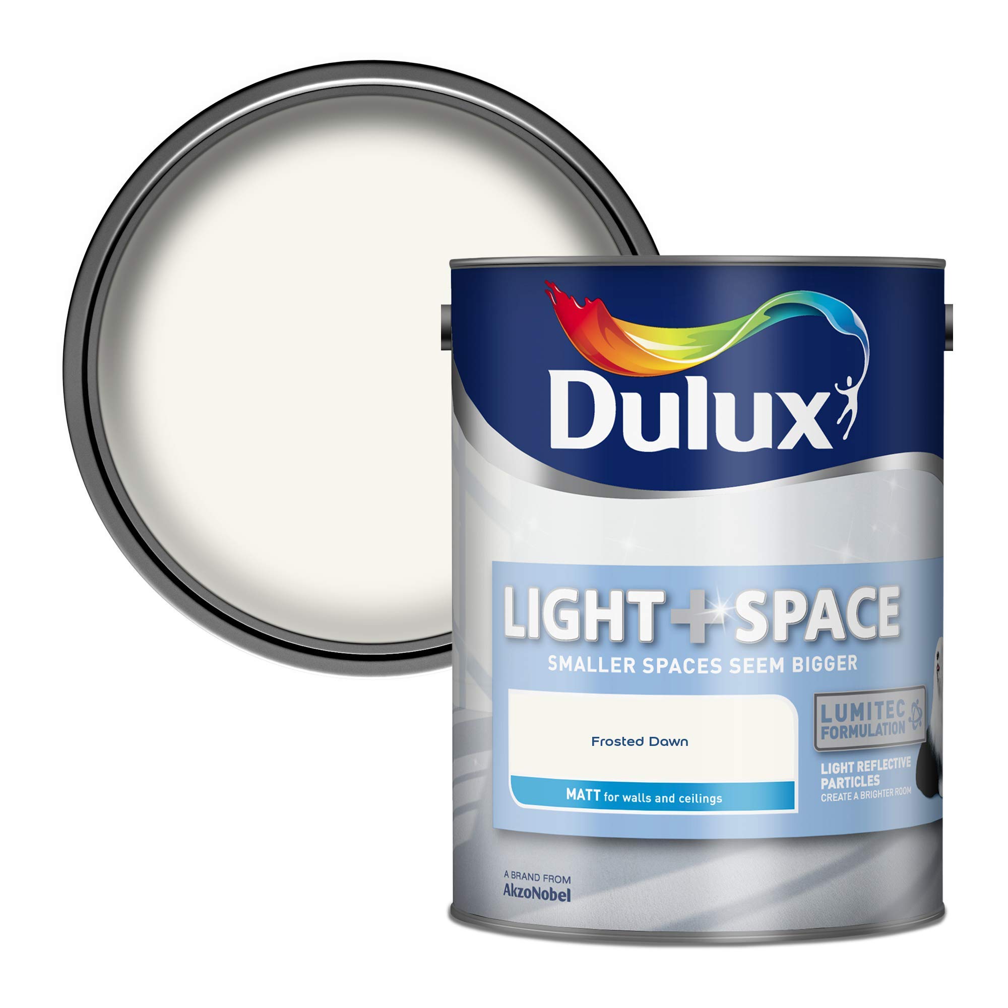 Dulux Frosted Dawn Light And Space Matt Emulsion Paint, 5 Liters