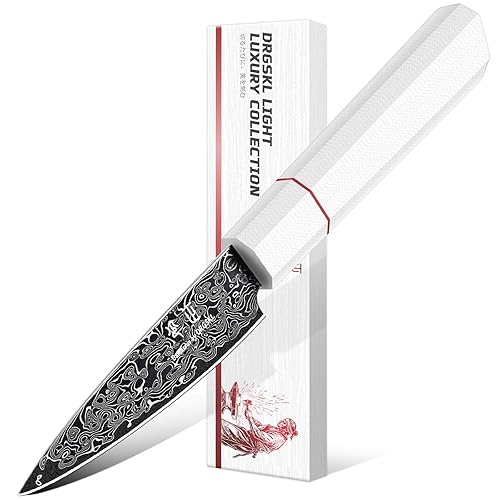DRGSKL Damascus Fruit Knife 3.5 inch - VG10 Paring Knife