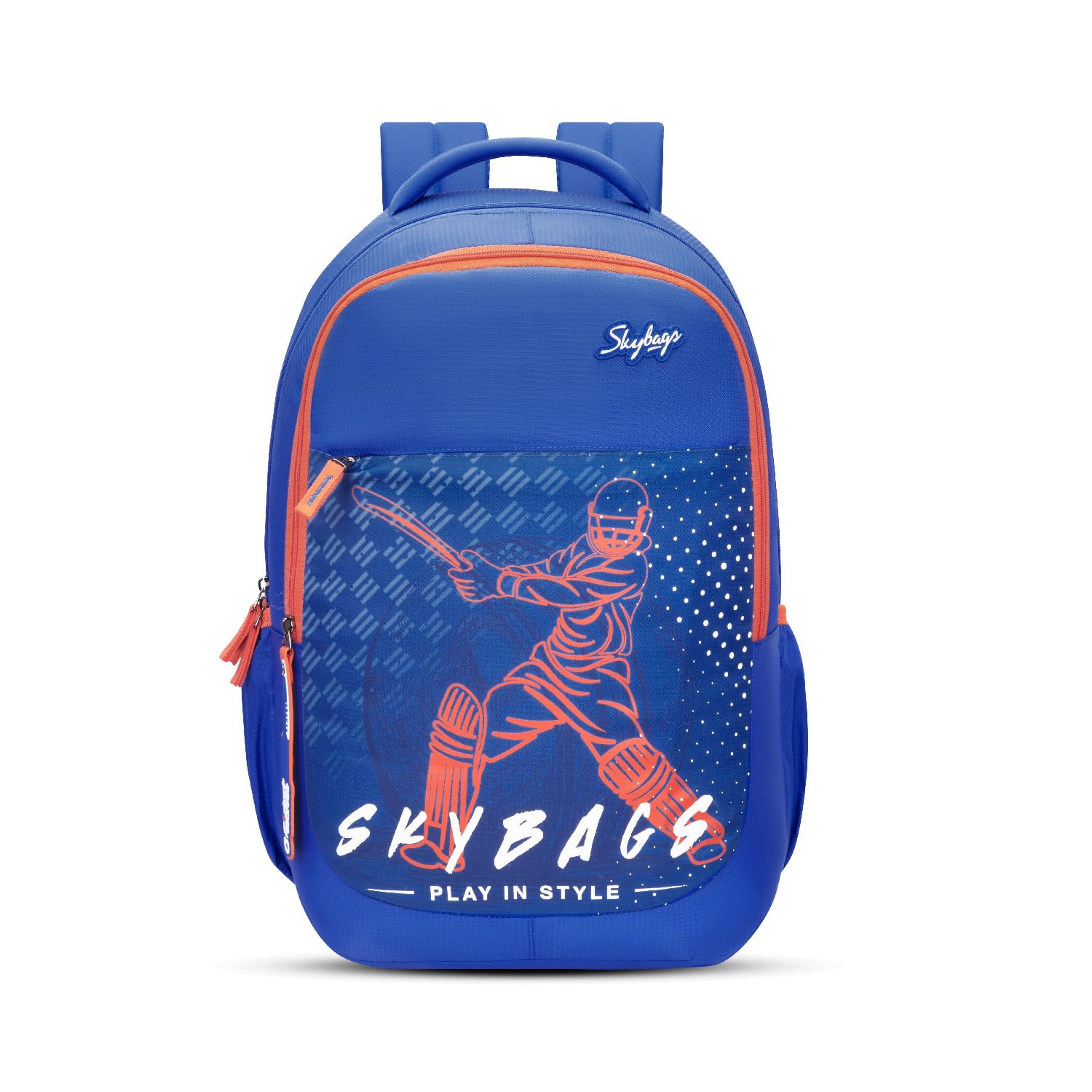 Klan Plus 37L Casual Backpack for Boys & Girls with 3 Compartments & Adjustable Shoulder Strap | Quick Access Front Pocket | Pencil Pouch | Perfect for School & Travel- Unisex-image-5