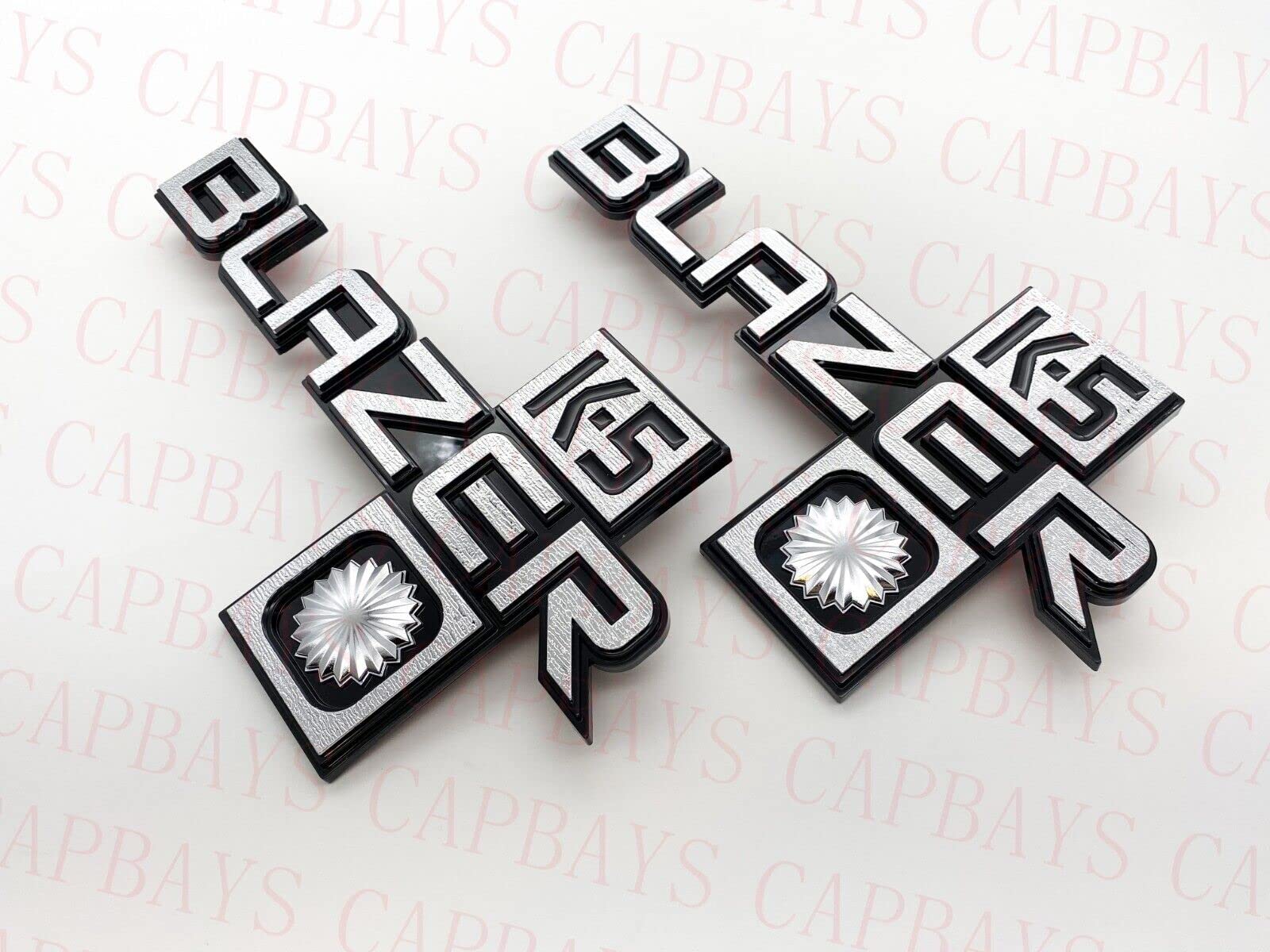 Amazon.com: Set of 2 K5 Blazer Front Fender Emblem 3D Logo Badge 
