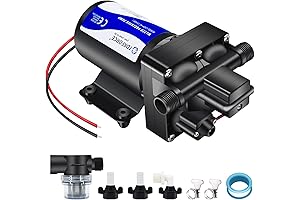 Sea Flow 12 Volt Water Pump 5.0 GPM with 70 PSI and Self-Priming