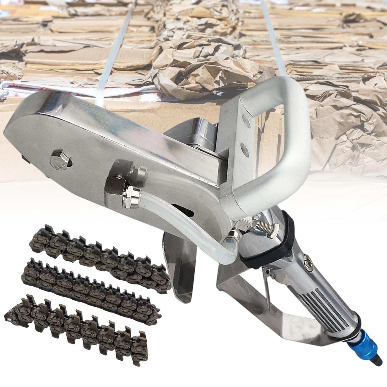 Máquina de corte de cartón de borde rugoso de 18 dientes con deflector de acero inoxidable 5mm