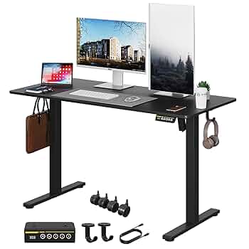 Gamork 電動スタンディングデスク 幅 140 cm x 奥行き 60 cm Gamork 電動スタンディングデスク 幅 140 cm x 奥行き 60 cm