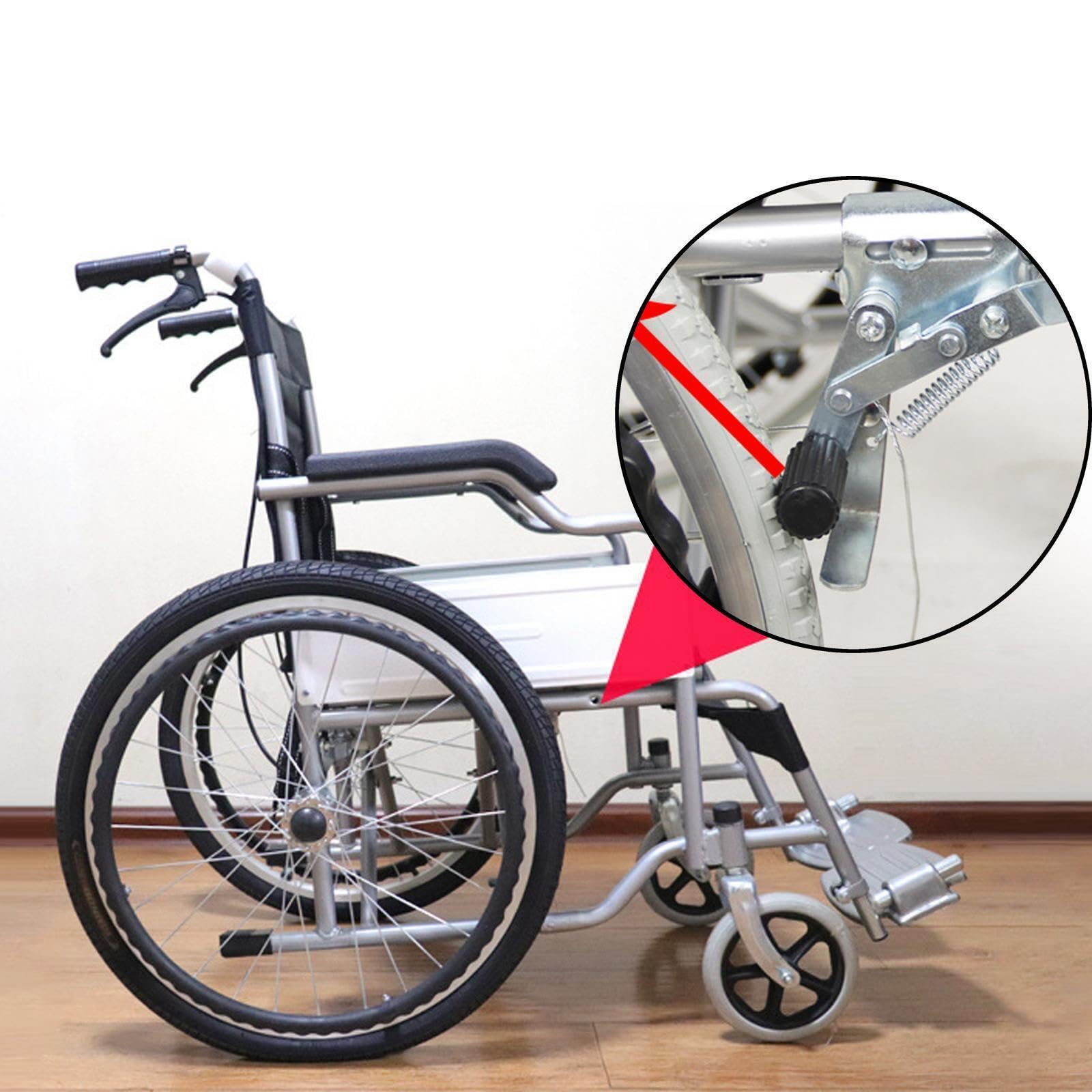 Manetas de Freno universales para sillas de Ruedas Accesorios ergonómicos y fiables para sillas de Ruedas manuales, Tipo 1