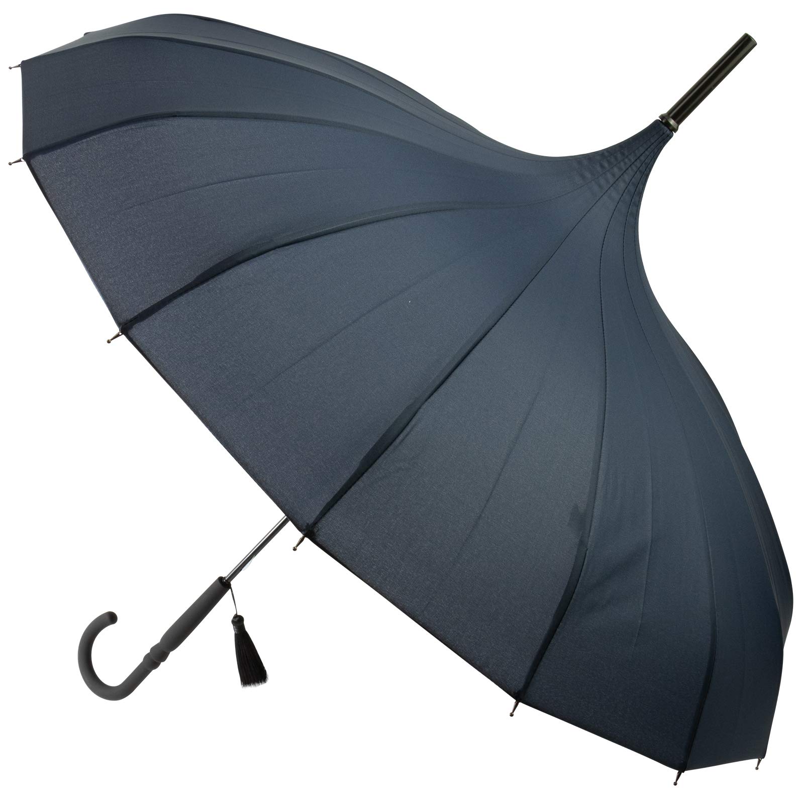 Soake Blue,Navy Classic Pagoda Umbrella From - Navy