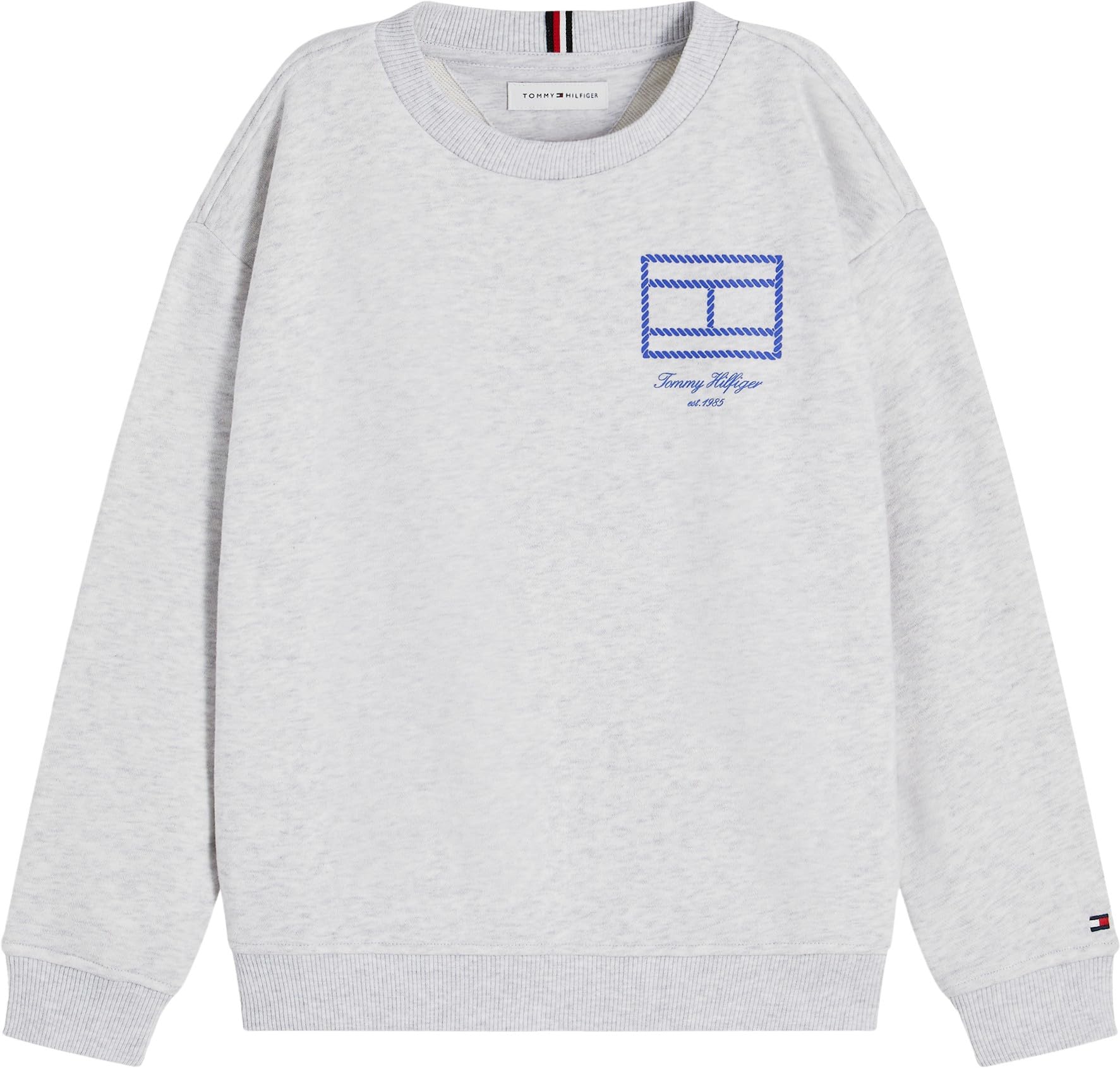 Tommy Hilfiger Outline Flag Graphic Sweatshirt Kb0kb10594 Felpa Pullover Bambini e Ragazzi