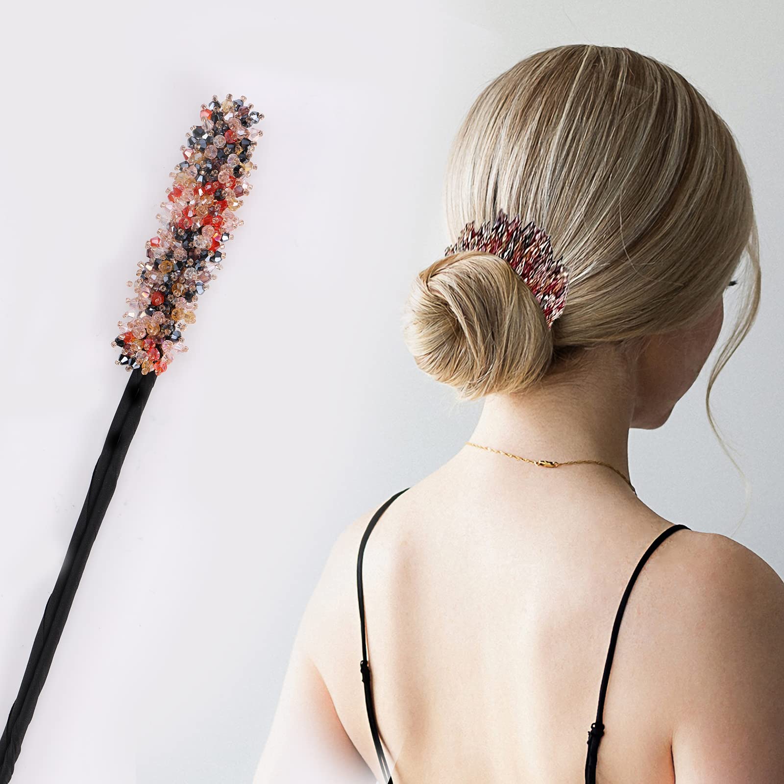 Amazon.com: 2021 Hair Bun Maker Topcci Rhinestone Deft Bun, Magic Hair  Styling Deft Bun, Bun Maker for Hair, Hair Bun Accessories for Women,  Elegant Deft Bun, Flower Bud Head Coil Hair Device