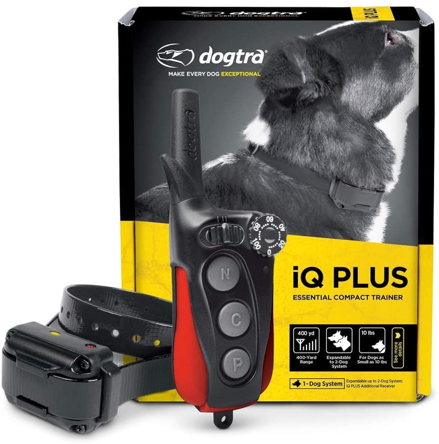 Dogtra IQ Collier de Dressage pour des Balades Sereines sans Laisse
