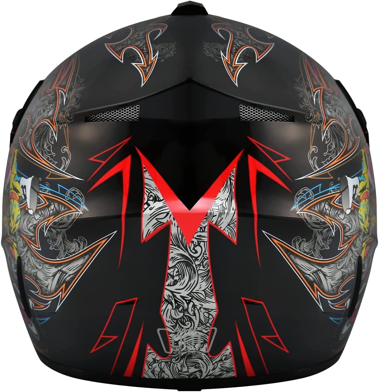 Motocross Helmet ATV Dirt Bike Helmets Off-Road Helmet with Gloves Goggles for Unisex Adult Youth DOT/FMVSS 218 Approved (Large, Black)