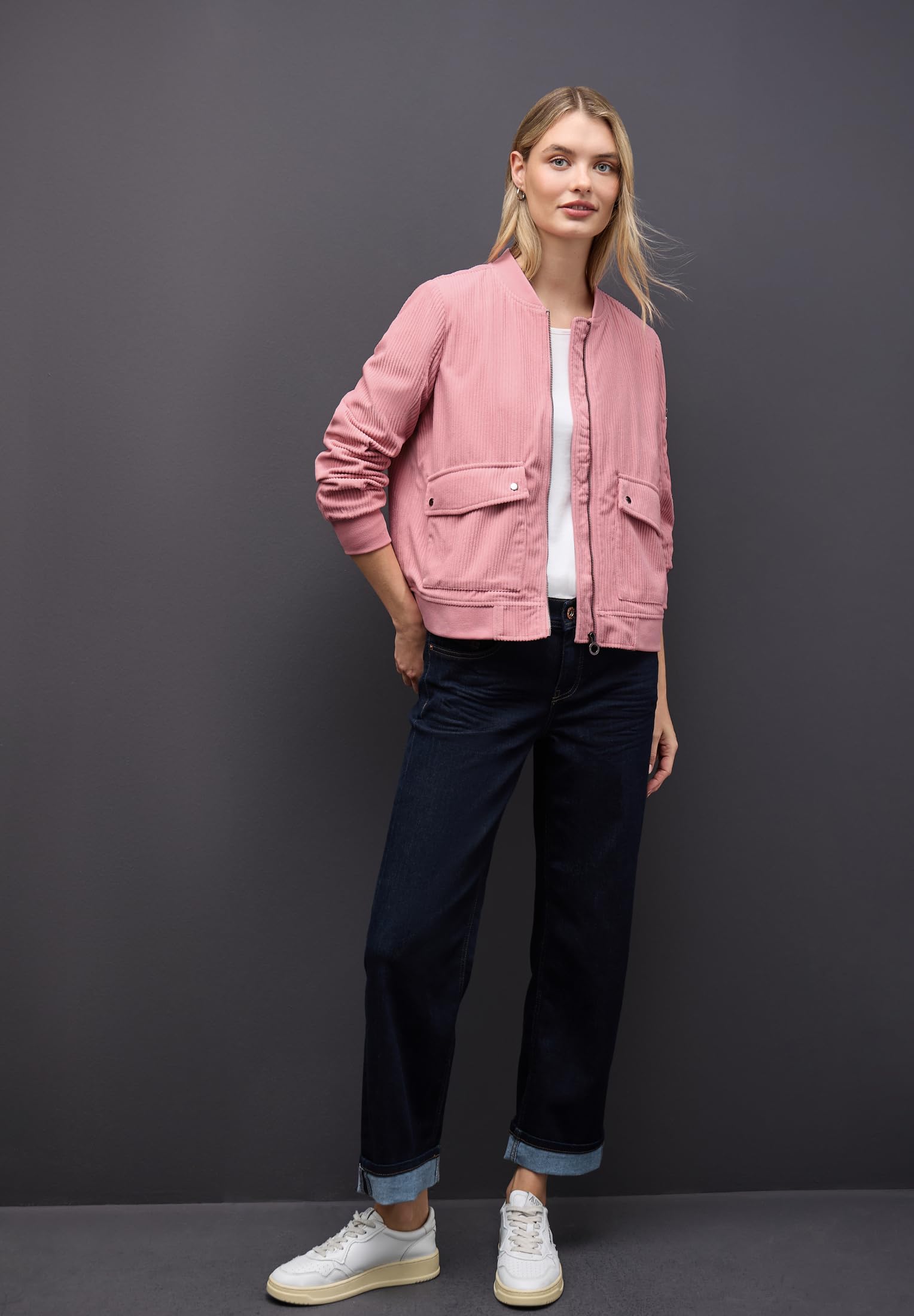 Street One Softer Cord-Blouson