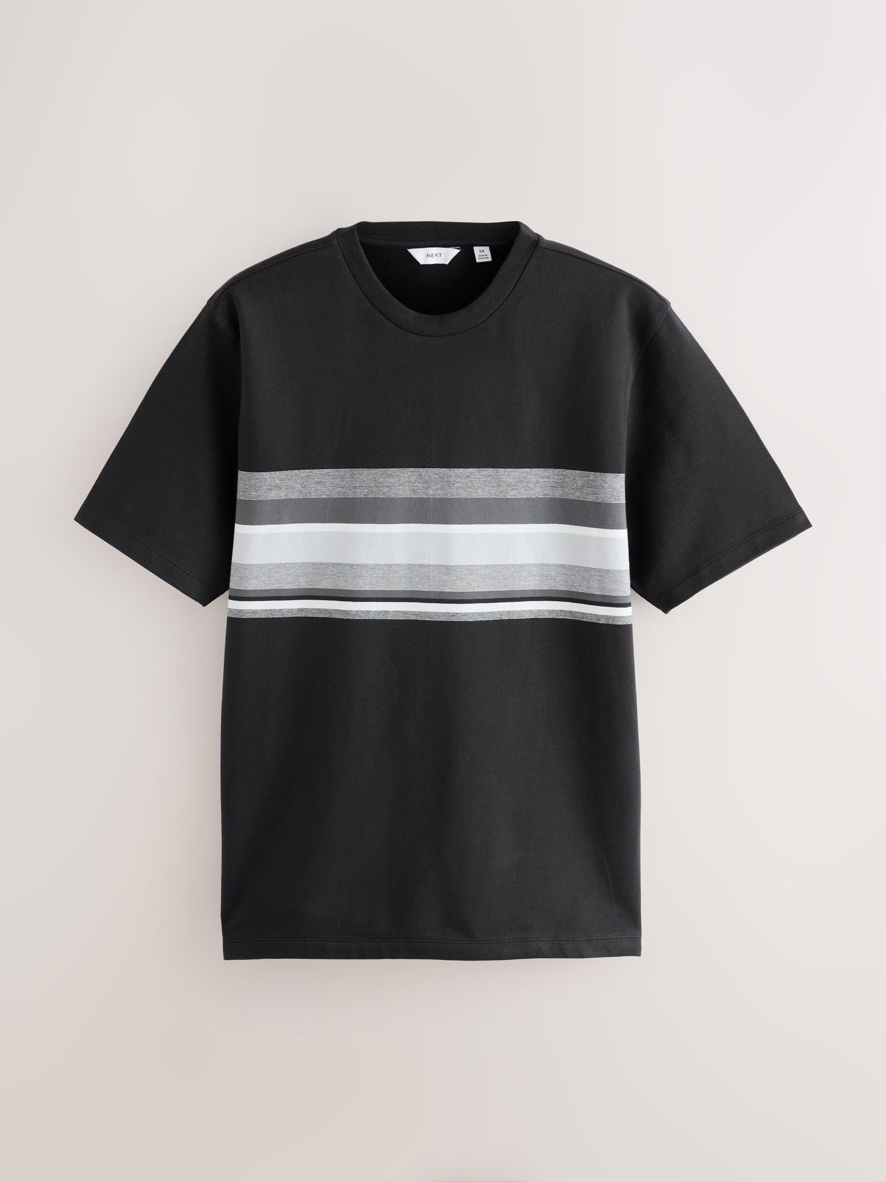 NEXT Hombres Pack de 3 Camisetas de Corte estándar con Bloques de Color