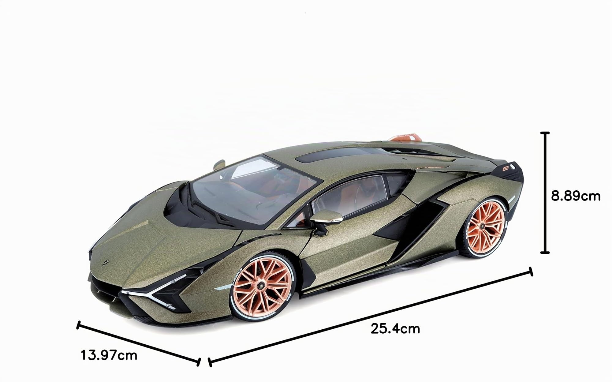 Burago - 1:18 Lamborghini Sian FKP 37 Modellino, 390778.004