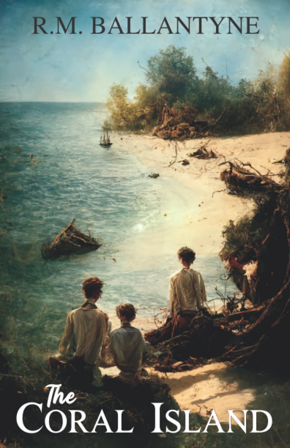 The Coral Island: A Tale of the Pacific, Children's Adventure Novel (Annotated)