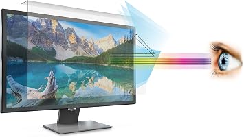 Anti Blue Light Screen filter for 19 Inches Widescreen Desktop Monitor, Blocks Excessive Harmful Blue Light, Reduce Eye Fatigue and Eye Strain