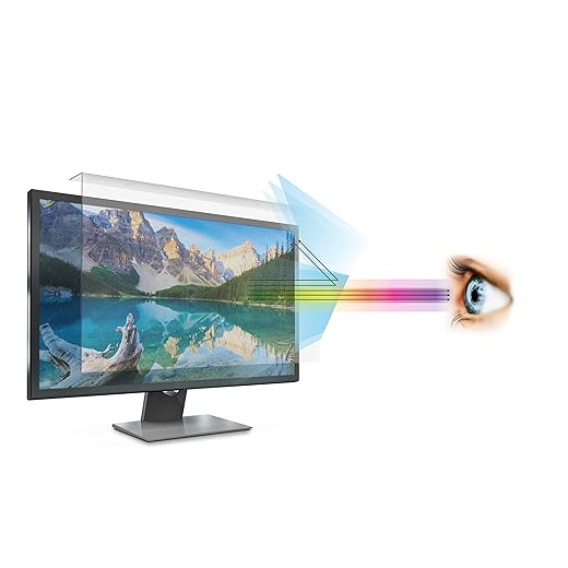 Anti Blue Light Screen Filter for 27 Inches Widescreen Desktop Monitor (Does NOT fit 27" iMac), Blocks Excessive Harmful Blue Light, Reduce Eye Fatigue and Eye Strain