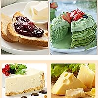 Vista 8 de Cuchillo de queso, juego de 7 cuchillos de queso para tabla de embutidos, cortador de cuchillos de queso, tenedor de quesos pequeños, juego