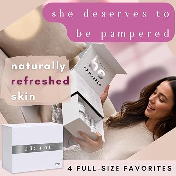IV01 Gift Set For Women - Luxury Rejuvenating Pampering Self-care Skincare Set | Premium Gift Box with 4 Full-Size Products, Perfect Gifts for Women