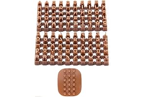 Plastic Alphabet Stamps for Clay Small Alphabet Letter Pottery Stamps Kit Craft...