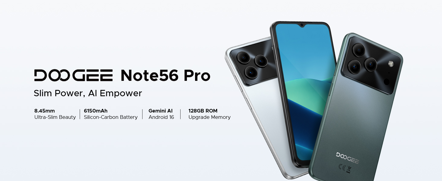 Amazon.com: DOOGEE Note 56 Pro Android 16 Unlocked Phone with